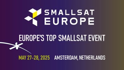 SmallSat Europe 2025 - graphic with logo and even details