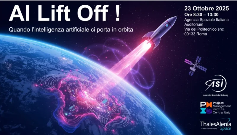 Promotional graphic for AI LIFT OFF event