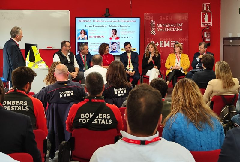 Photo of the panel session at the second SAFEPLACE project demo in Spain in November 2025