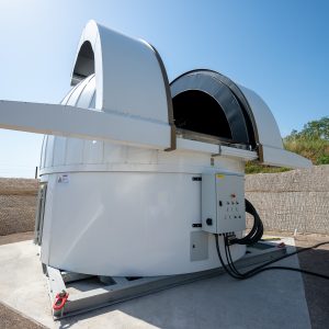 Hitec optical ground station with top open ©ICONIC Digital Agency